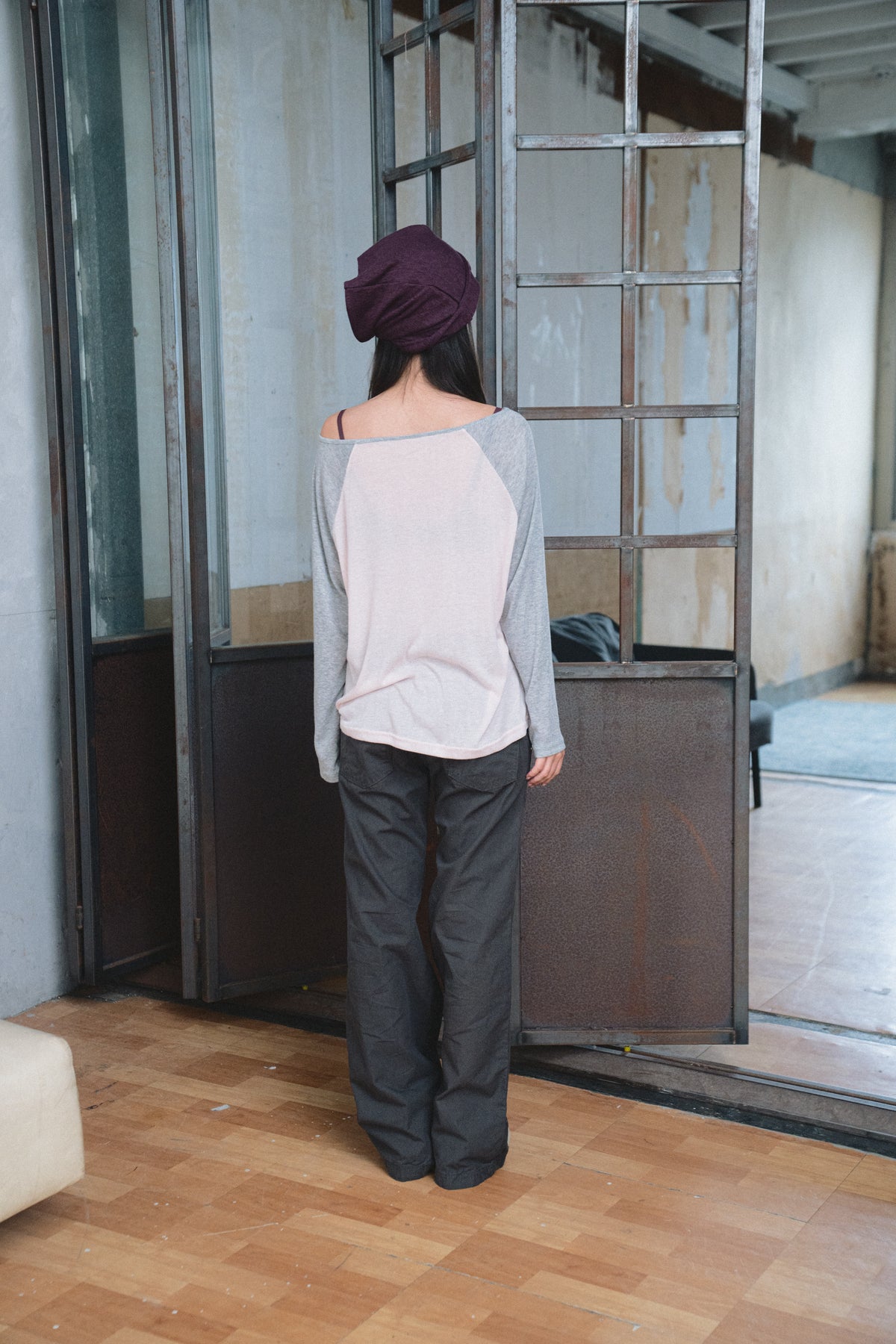 Cotton Workwear Flared Pants
