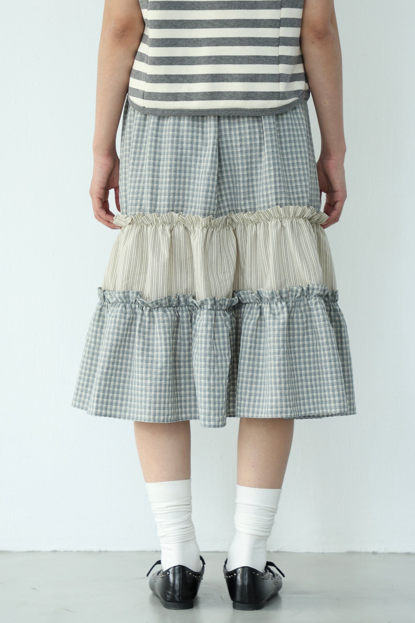 Retro mixed-media dress
