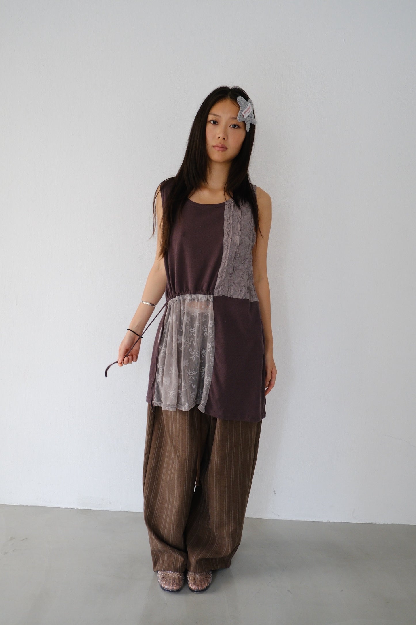 Deconstructed Lace Tank skirt