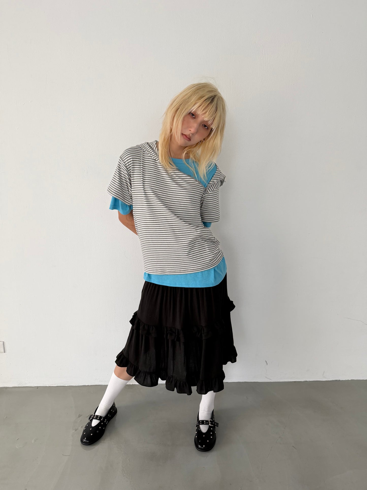 Cascade Midi Skirt