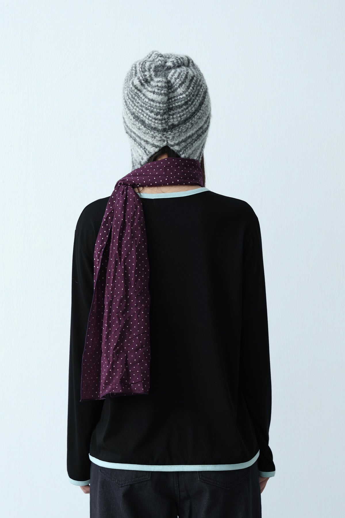 polka dot scarf