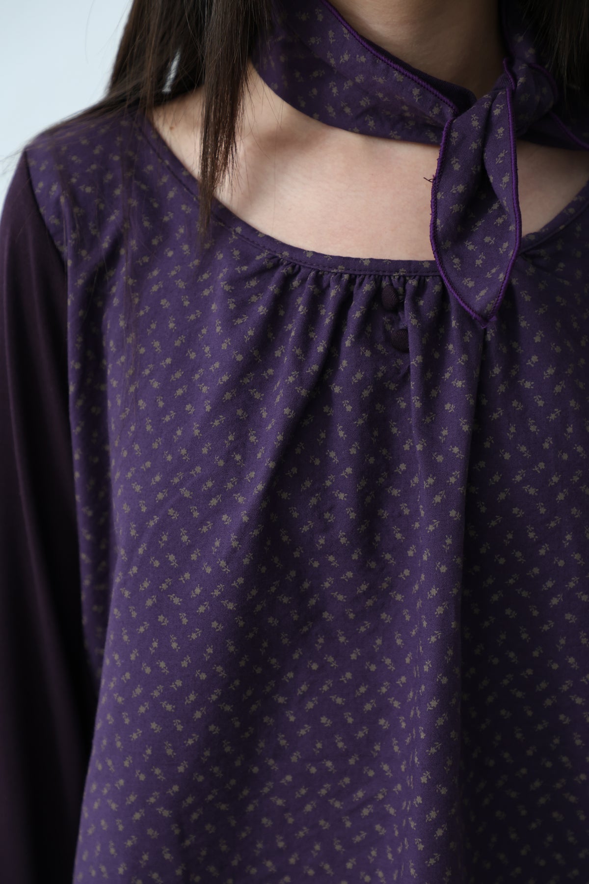 Floral Patchwork Top & Neckerchief Set