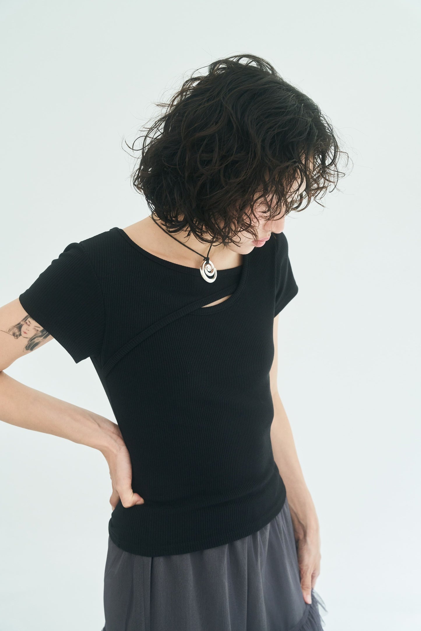 Twisted Spiral Necklace