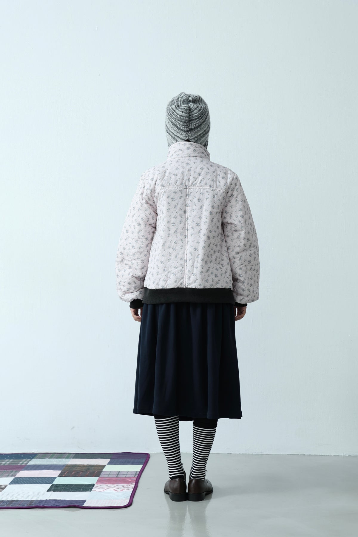 Floral Quilted Coat