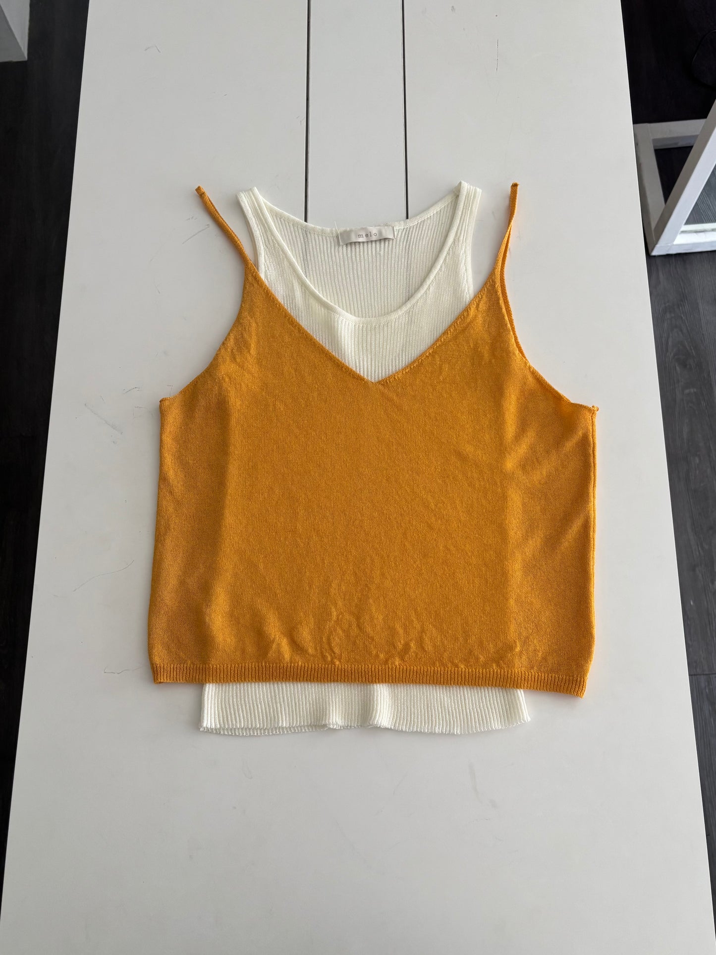 Breathable cotton and linen vest combination