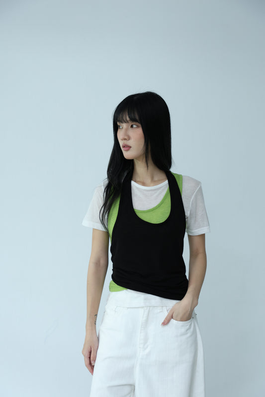 Thin halter neck vest (繞脖背心)