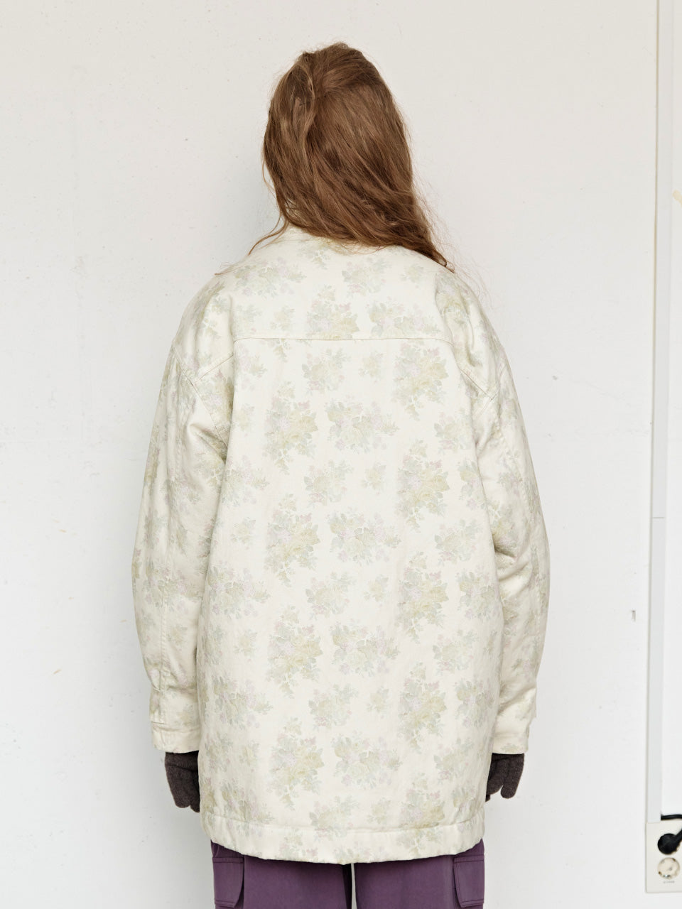 FUN FROM FUN Floral Wallpaper Jumper, Beige