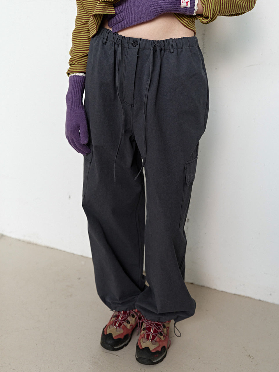 FUN FROM FUN Saturday Cargo Pants, Charcoal