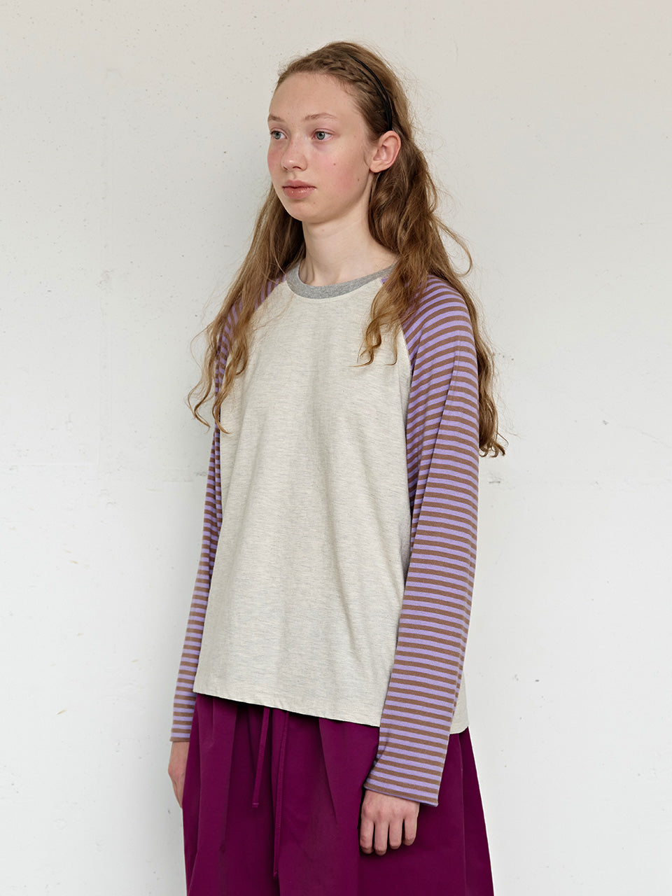 FUN FROM FUN Everyday Raglan Tee, Oatmeal