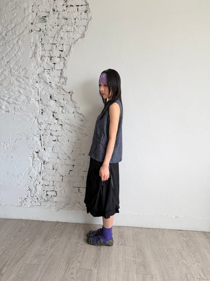 Ruffled Pocket Balloon Skirt