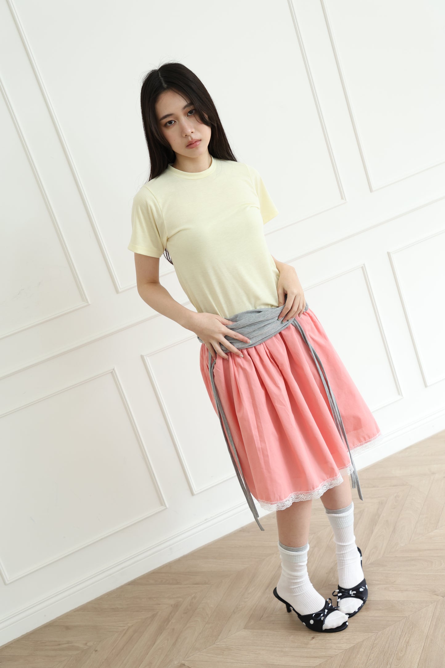 Two-piece vest top set