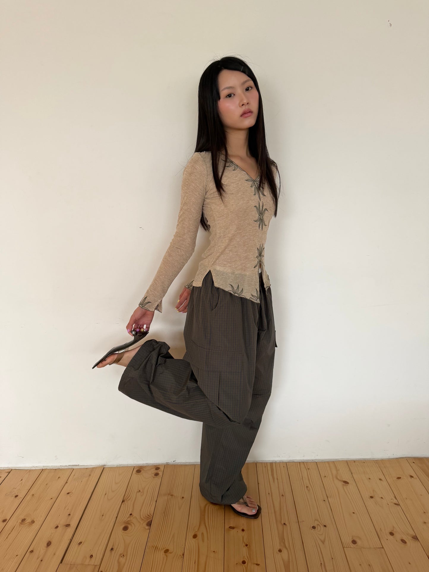 Botanical Embroidery Top