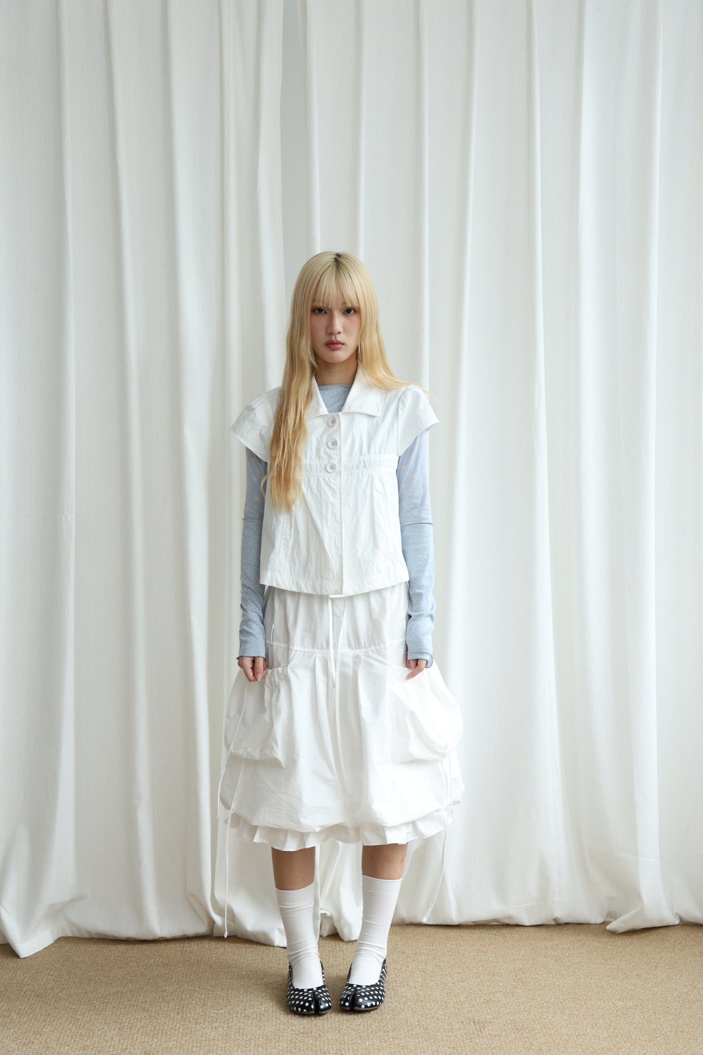 Nylon Pocket Balloon Skirt