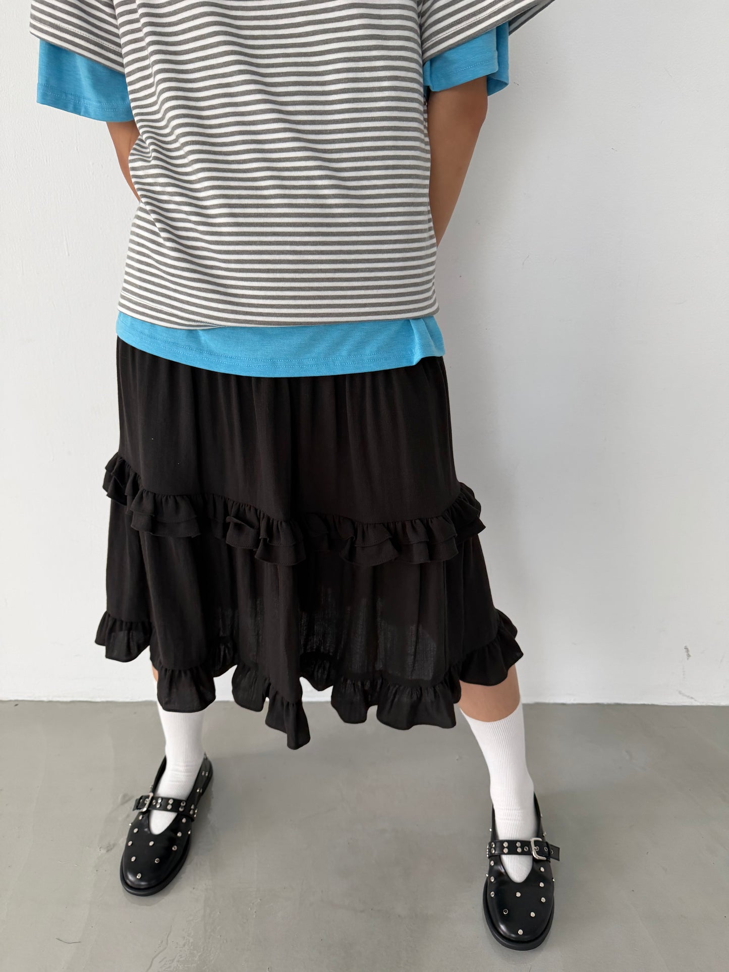 Cascade Midi Skirt