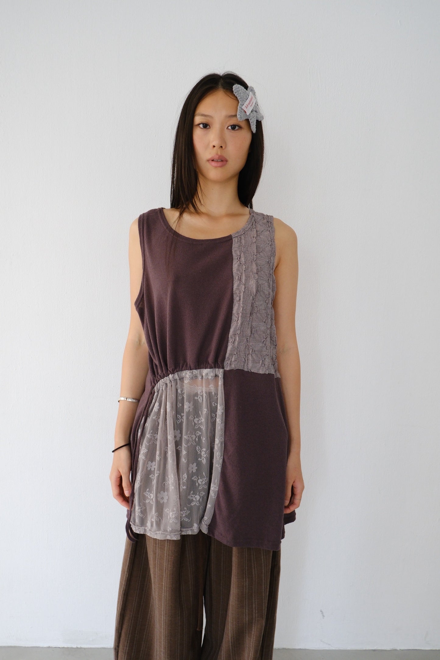 Deconstructed Lace Tank skirt