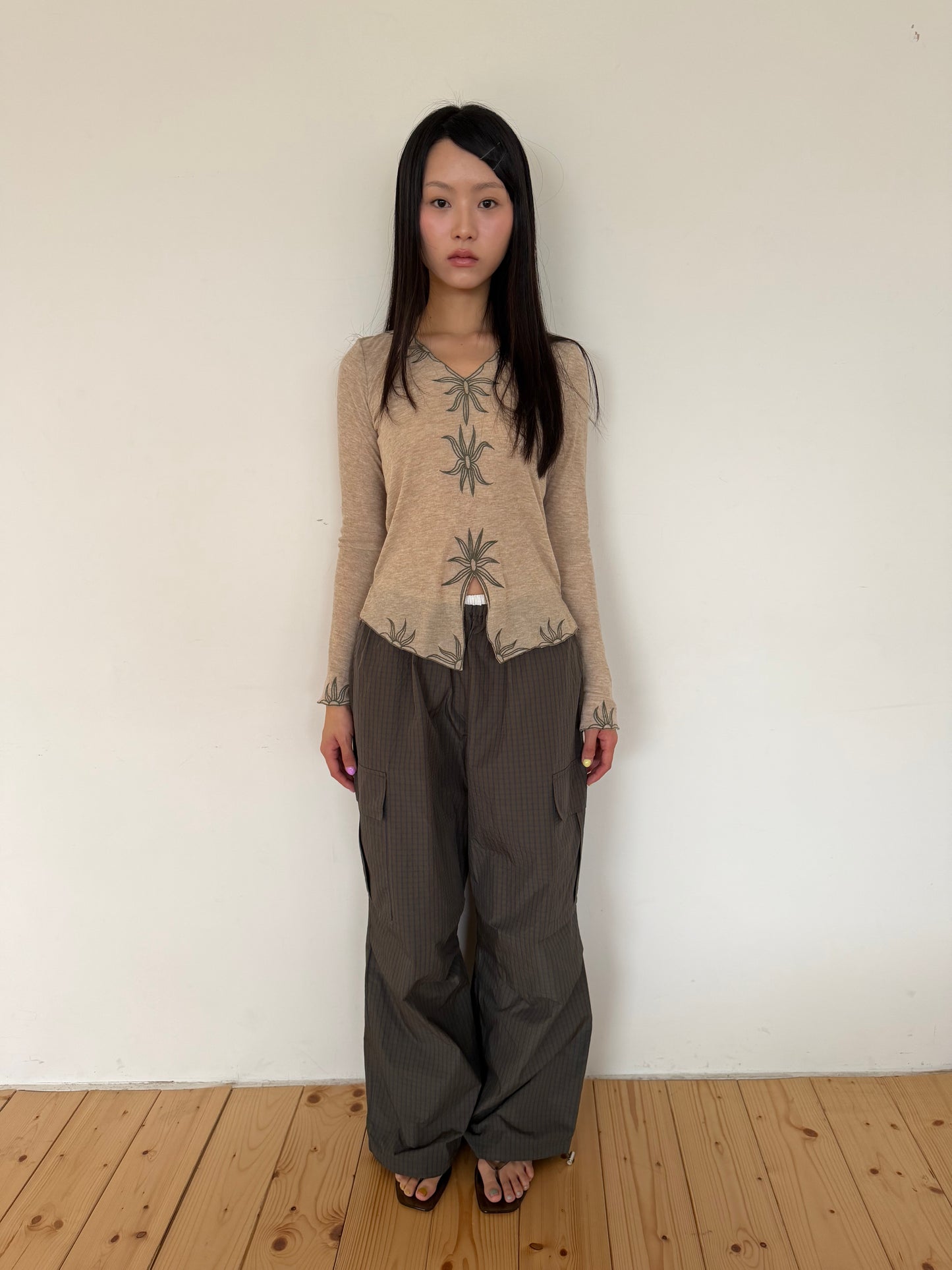 Botanical Embroidery Top