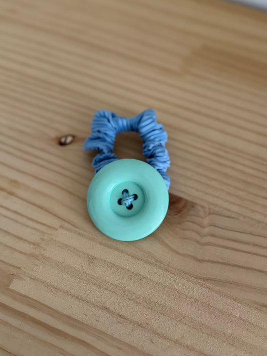Large Button Hair Tie