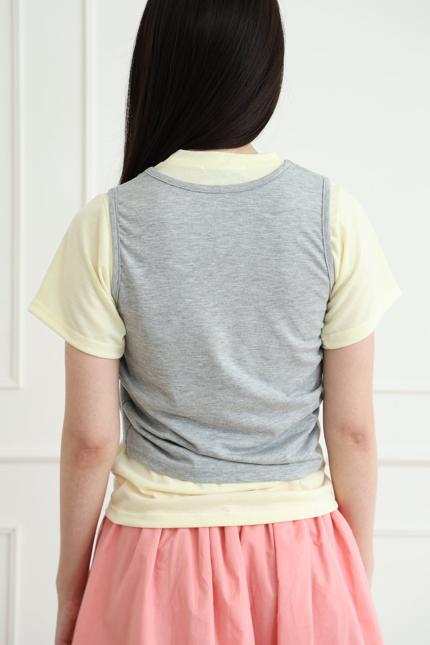 Two-piece vest top set