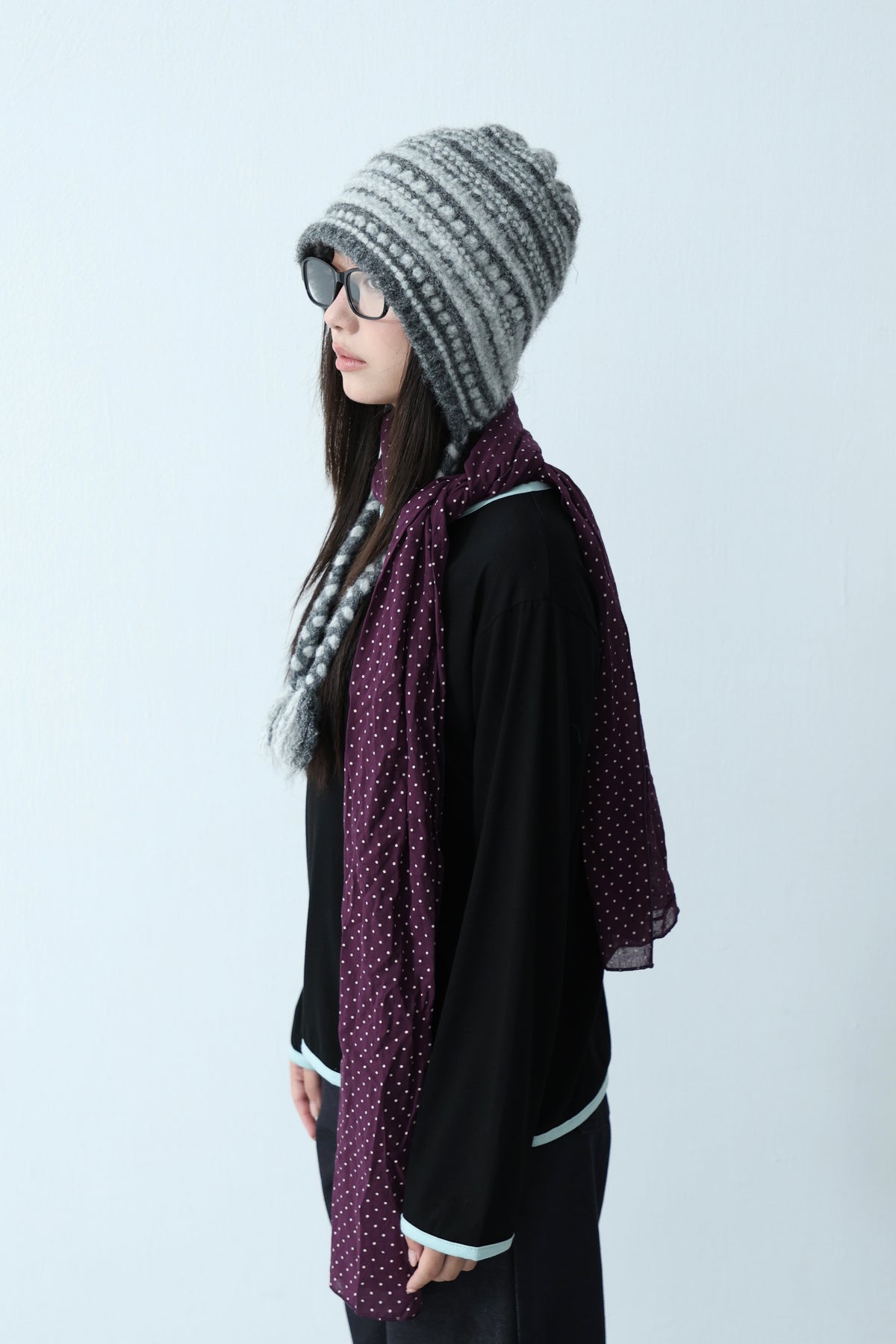 polka dot scarf