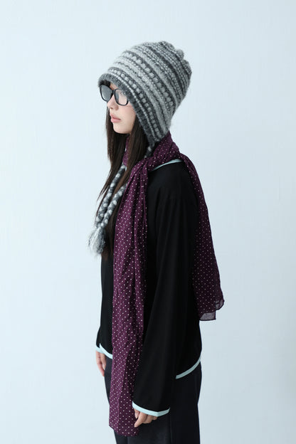 polka dot scarf