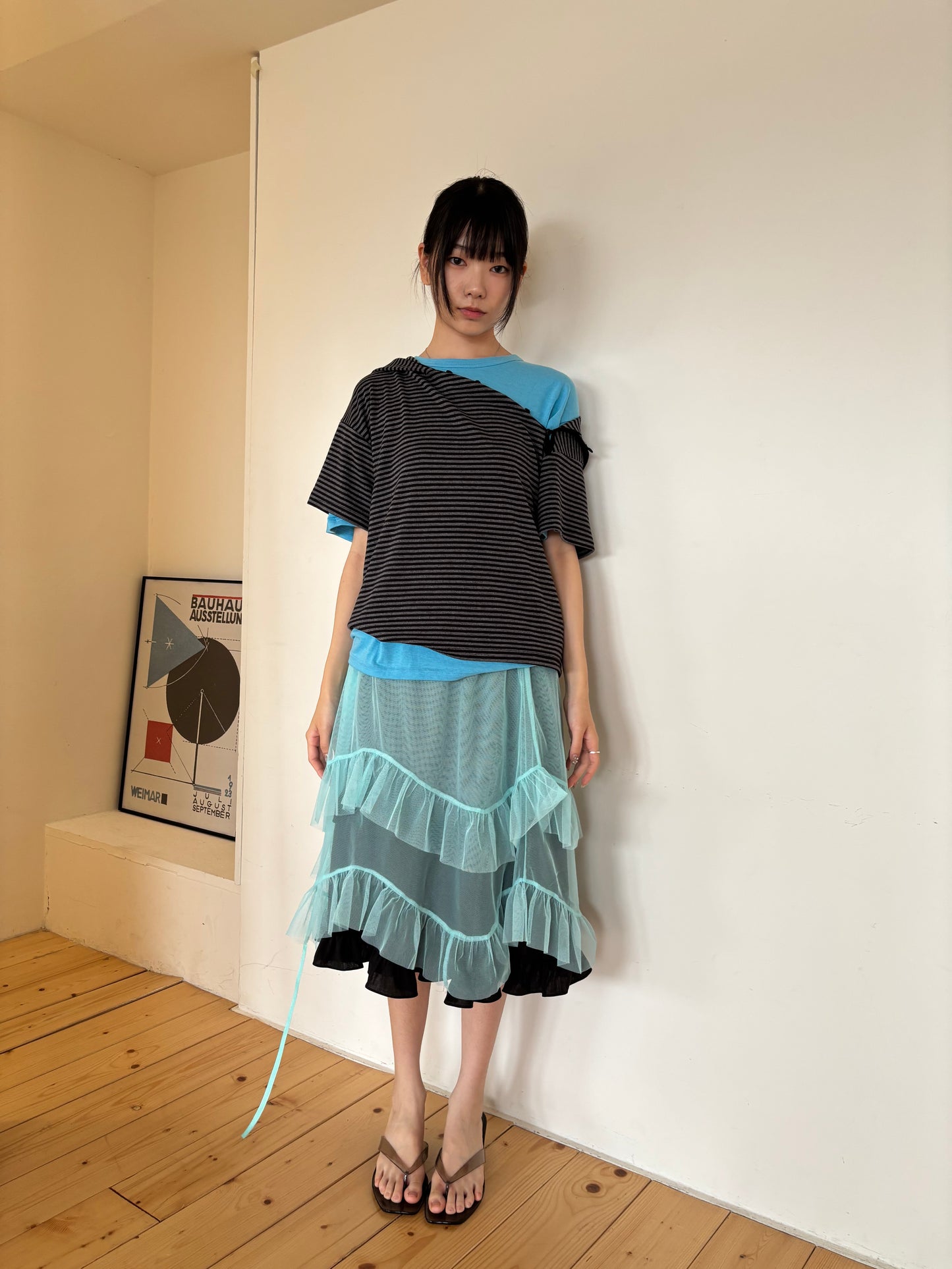 Cascade Midi Skirt