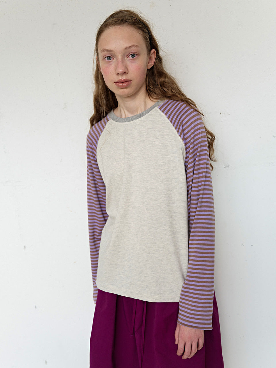 FUN FROM FUN Everyday Raglan Tee, Oatmeal