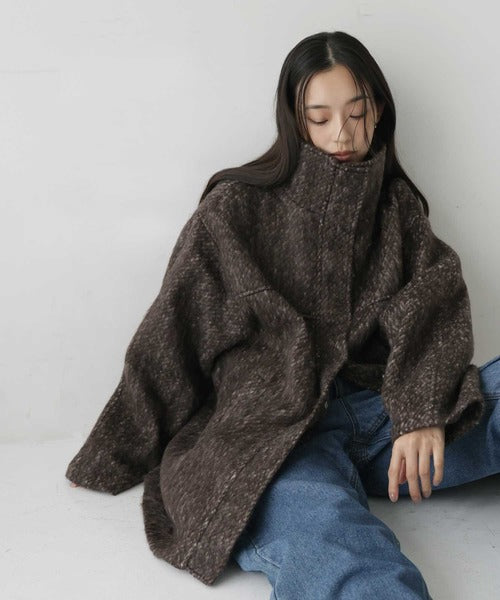 （Sale 至9/16 22:00）hellam 磨毛立領外套