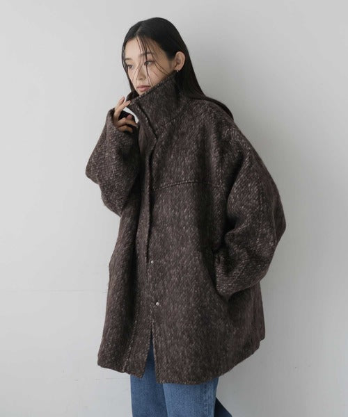 （Sale 至9/16 22:00）hellam 磨毛立領外套