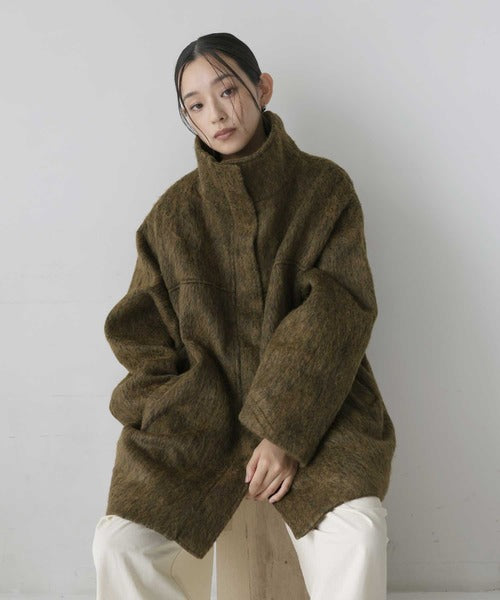 （Sale 至9/16 22:00）hellam 磨毛立領外套