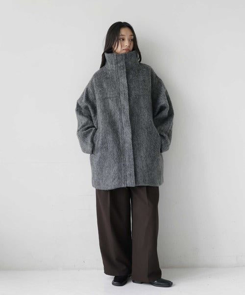 （Sale 至9/16 22:00）hellam 磨毛立領外套