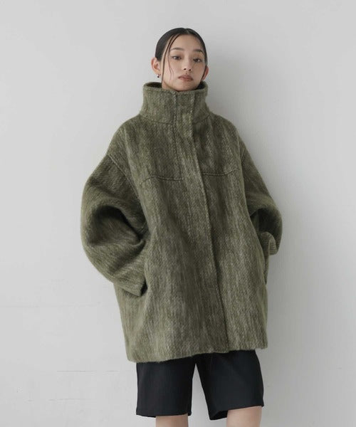 （Sale 至9/16 22:00）hellam 磨毛立領外套