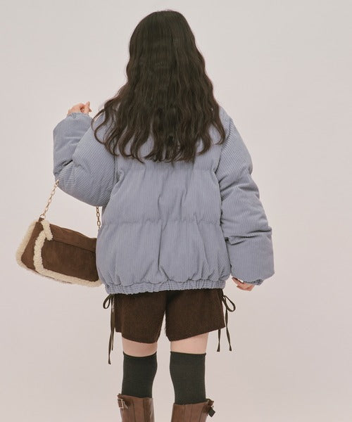 (Sale 至9/20 22:00）loin nuit ribbon padding blouson