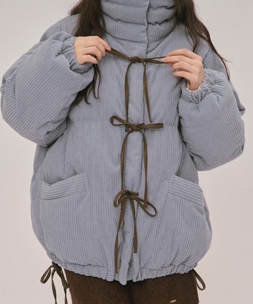 (Sale 至9/20 22:00）loin nuit ribbon padding blouson