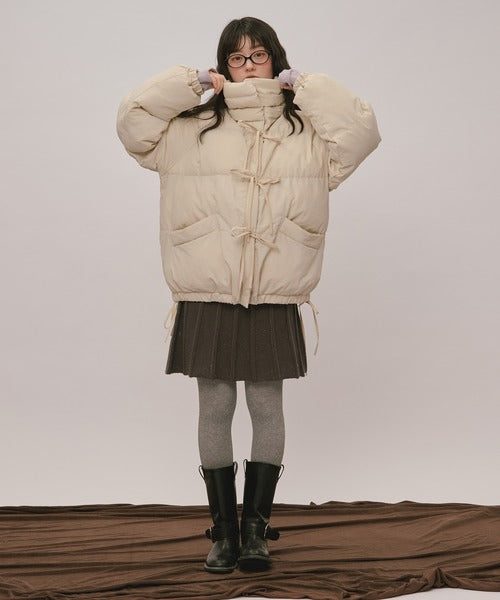 (Sale 至9/20 22:00）loin nuit ribbon padding blouson