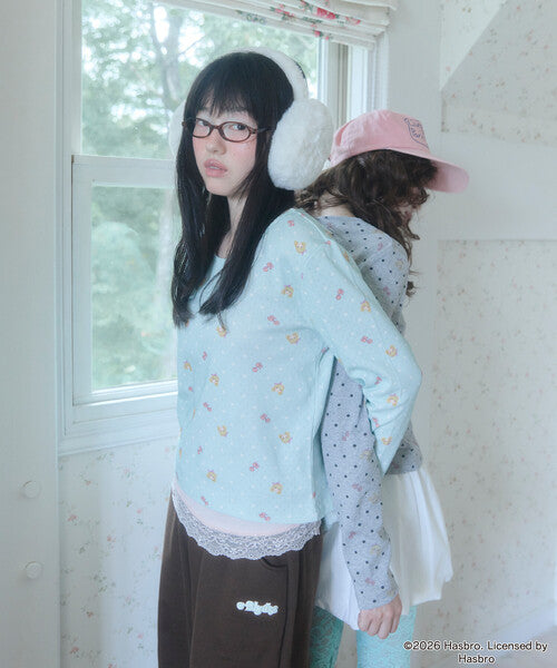 Unblend Ｘ Blythe別注 娃娃印花點點長袖上衣