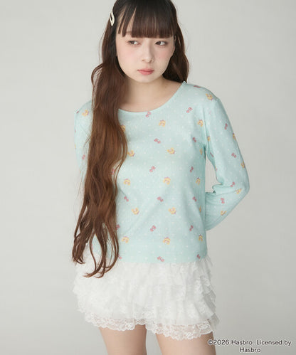 Unblend Ｘ Blythe別注 娃娃印花點點長袖上衣