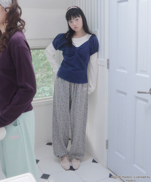 Unblend Ｘ Blythe別注 娃娃印花翻折棉褲