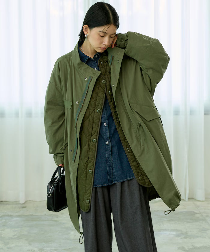 (Sale 至9/22 22:00）FREAK'S STORE M-65 3way 長版絎縫內襯套裝