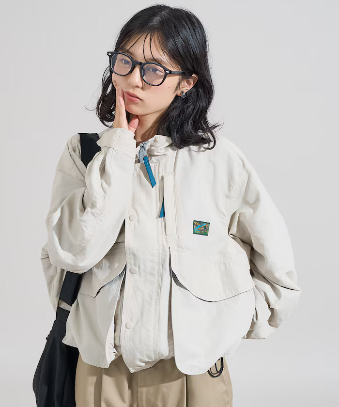(Sale 至9/22 22:00）Foxfire × FREAK'S STORE 復古尼龍夾克