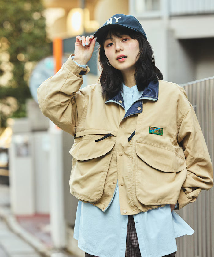 (Sale 至9/22 22:00）Foxfire × FREAK'S STORE 復古尼龍夾克