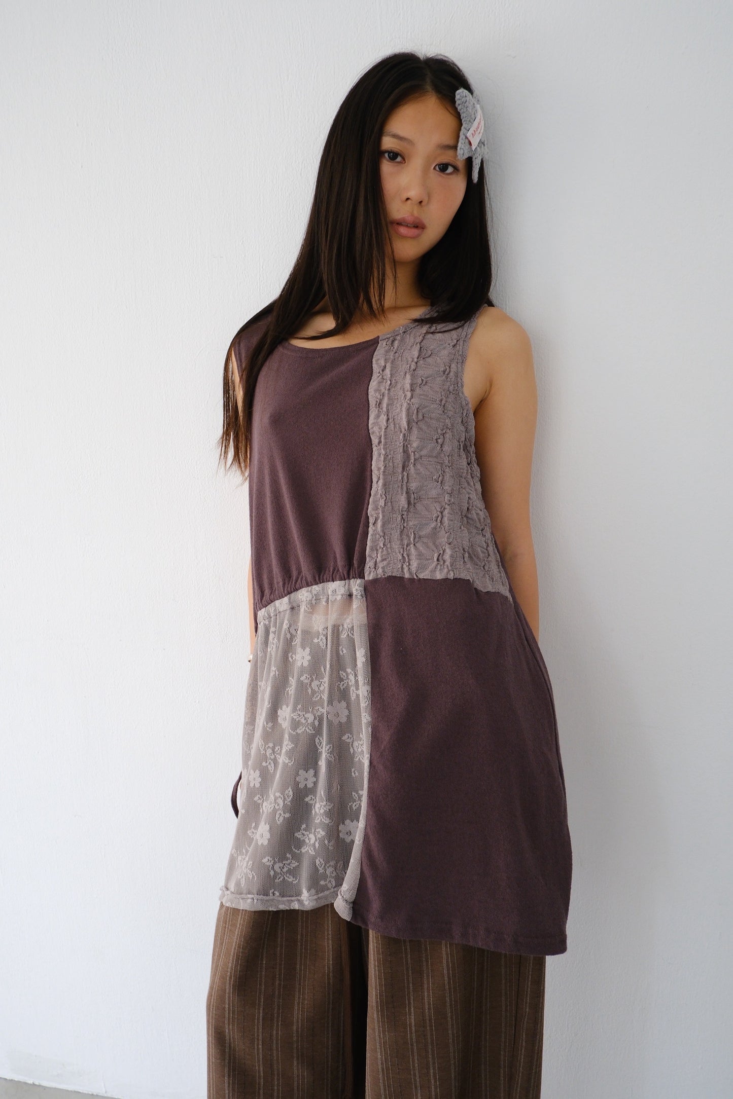 Deconstructed Lace Tank skirt