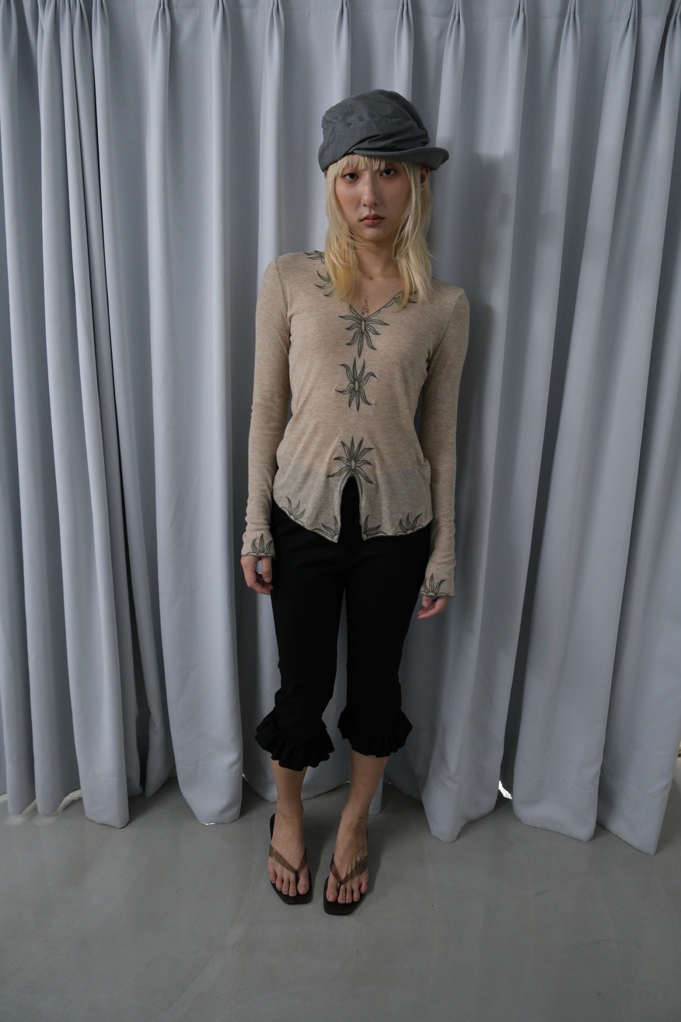 Botanical Embroidery Top