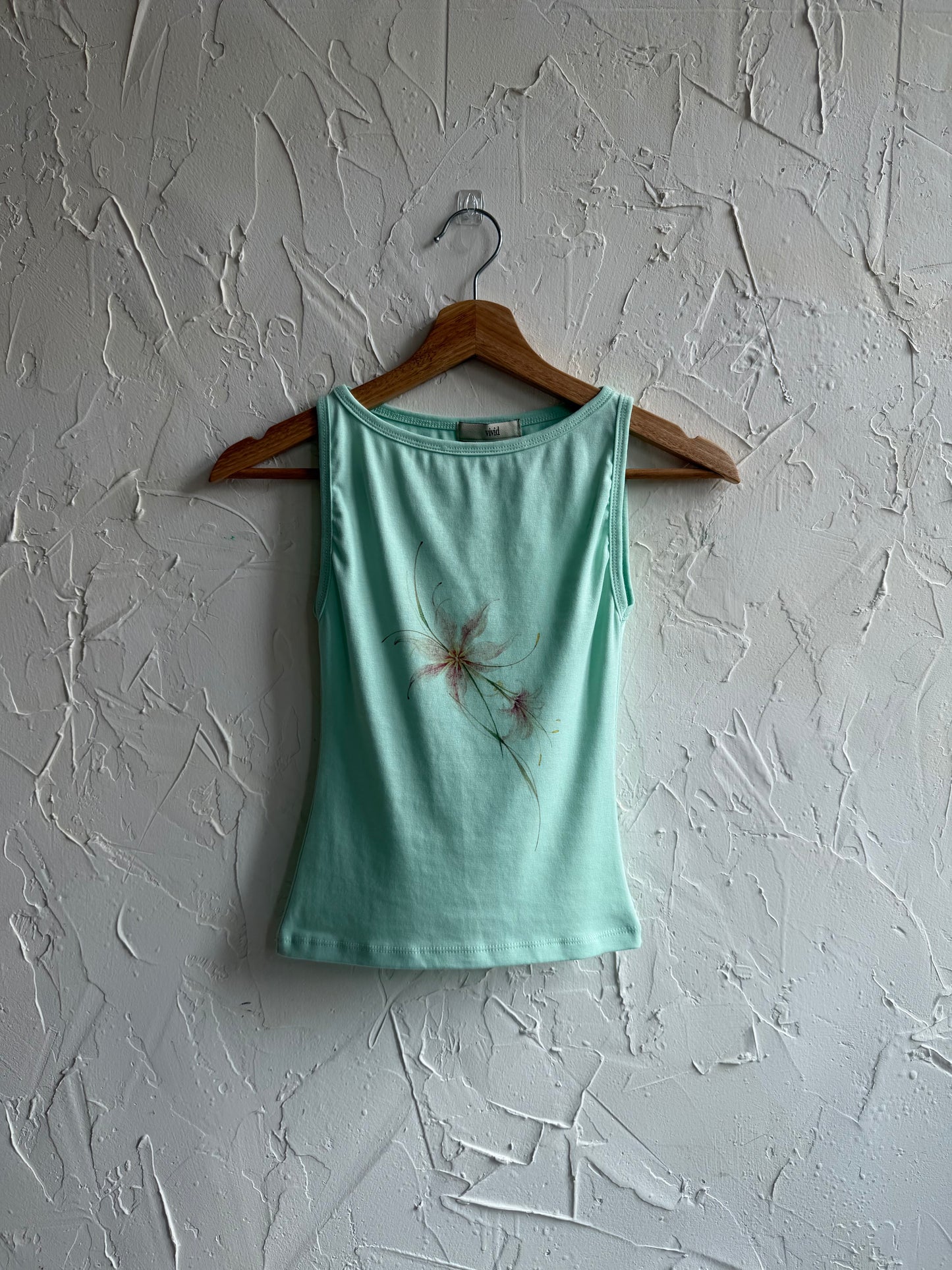 Floral cotton vest