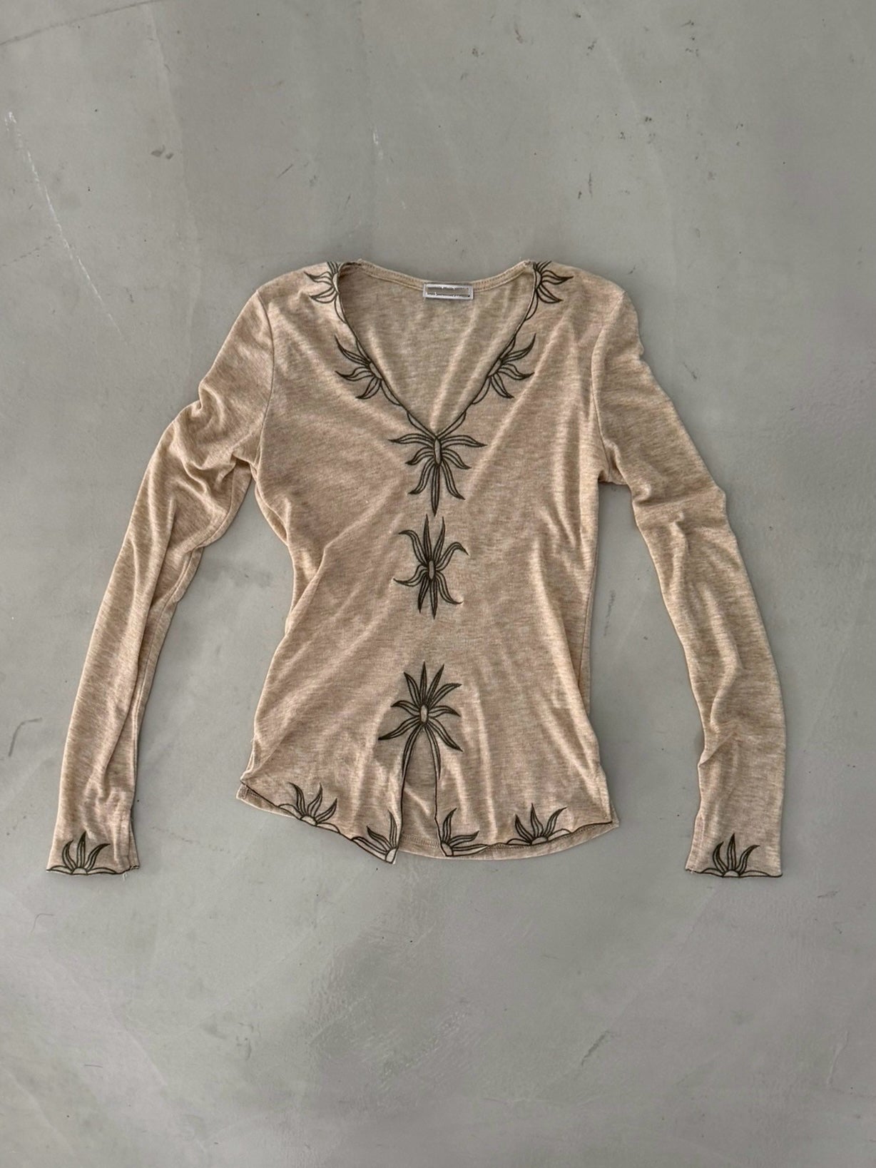 Botanical Embroidery Top