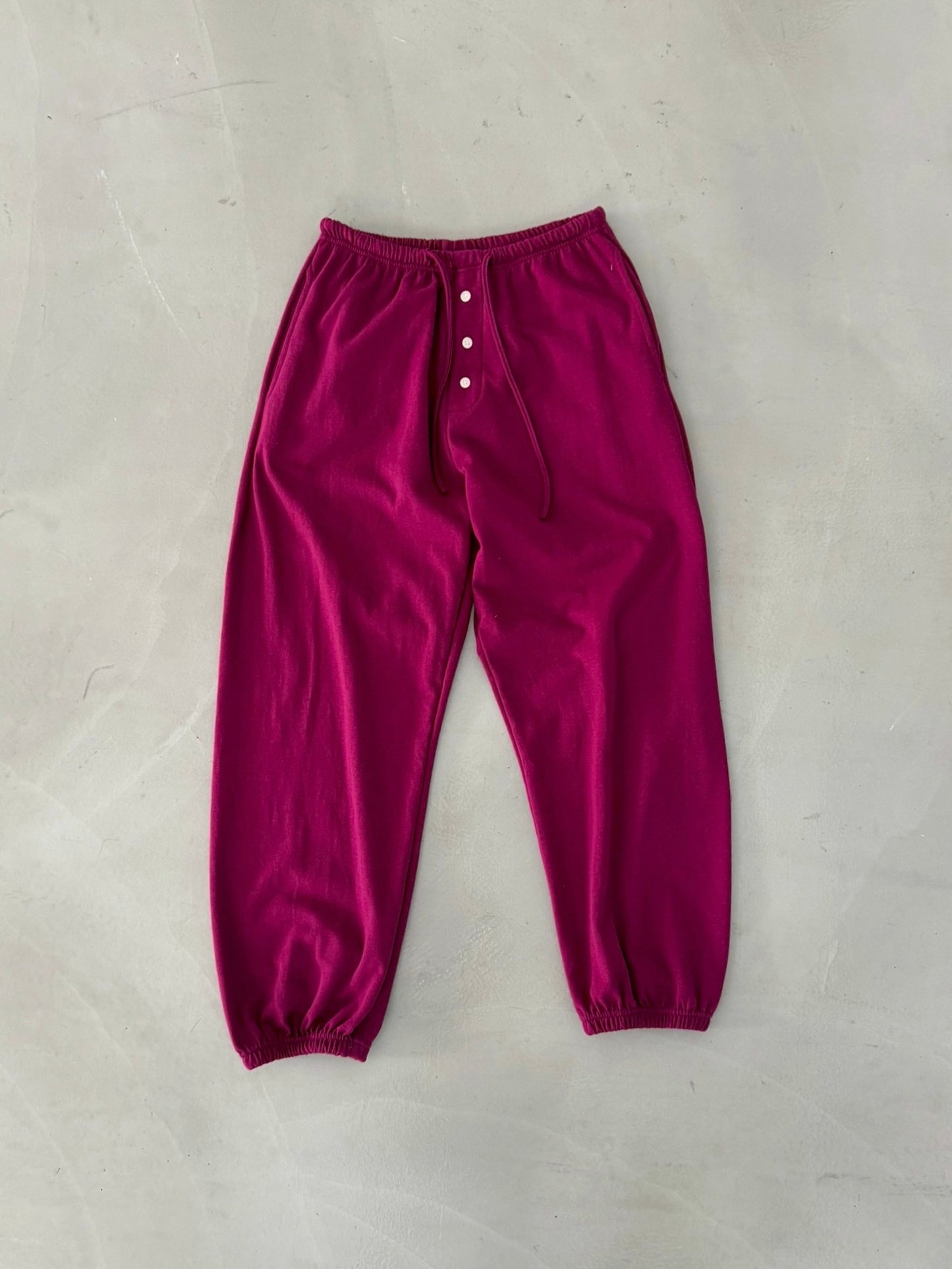 Cotton tapered trousers