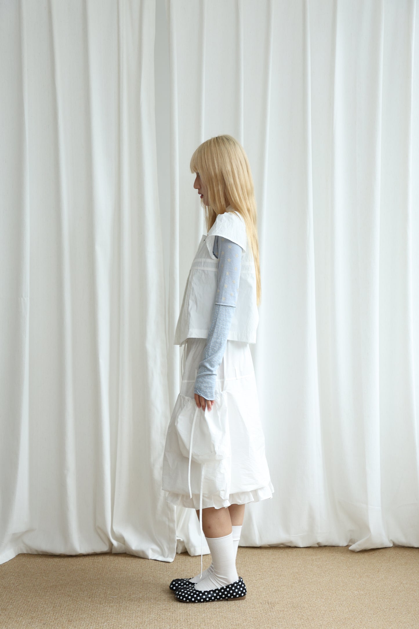 Nylon Pocket Balloon Skirt