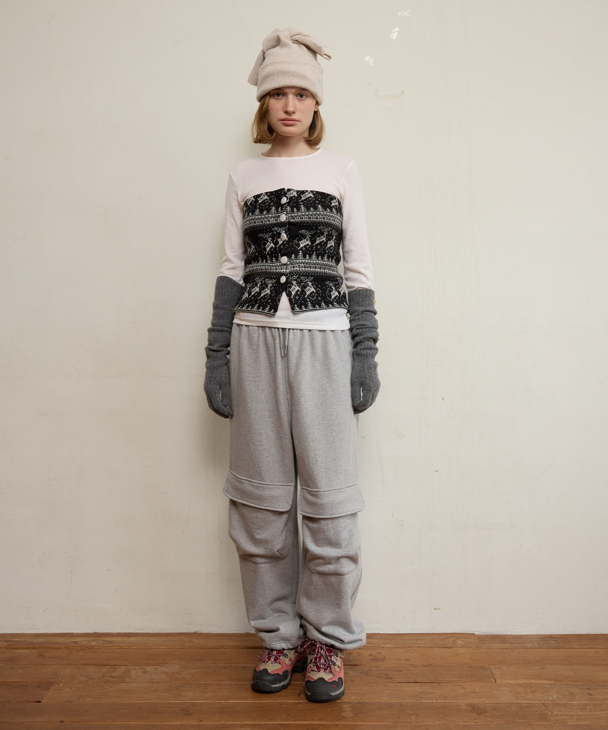 FUN FROM FUN POCKET SWEAT PANTS, MELANGE GREY