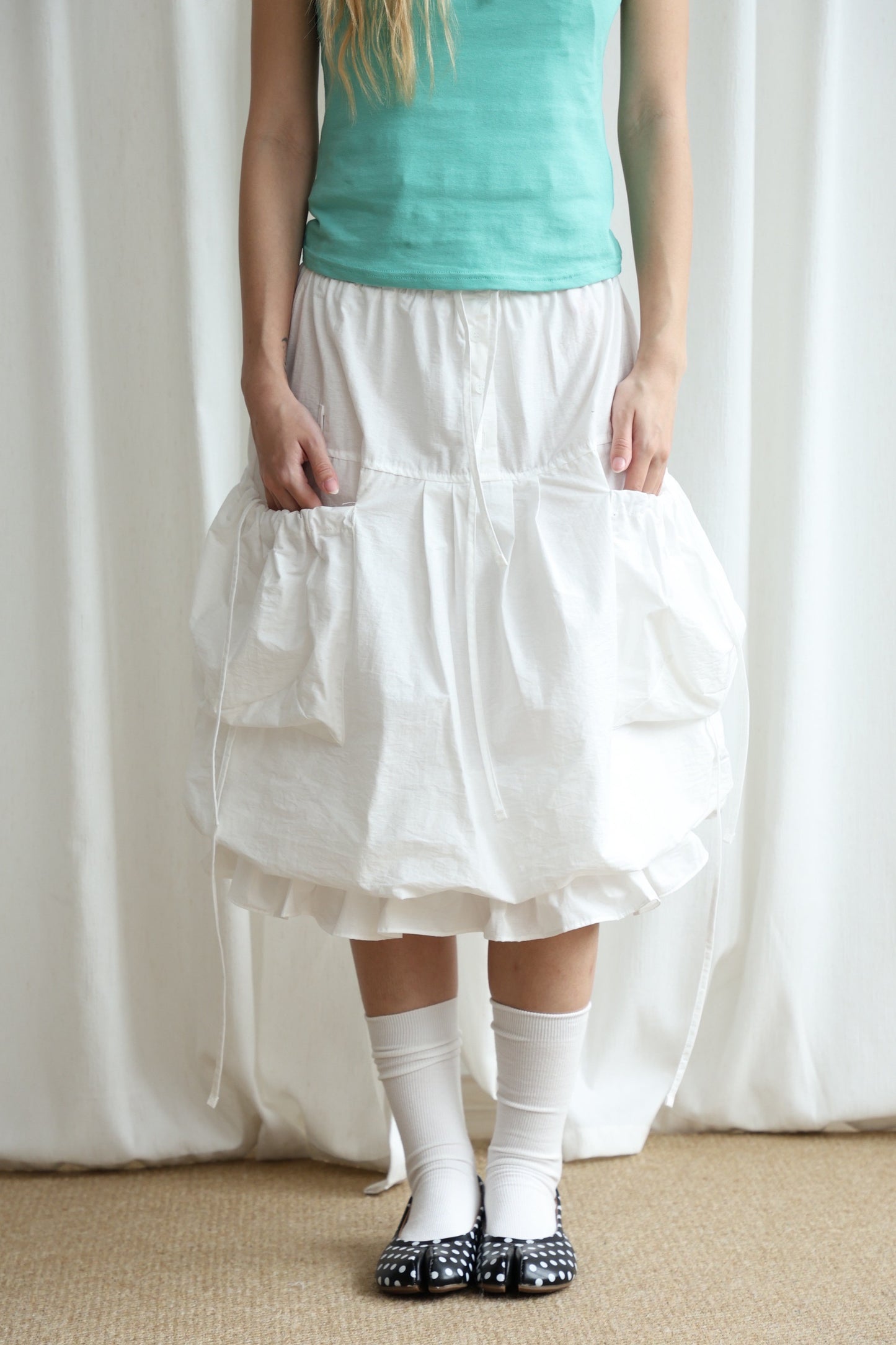 Ribbed knee-high socks