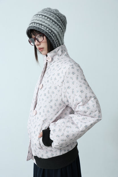 Floral Quilted Coat