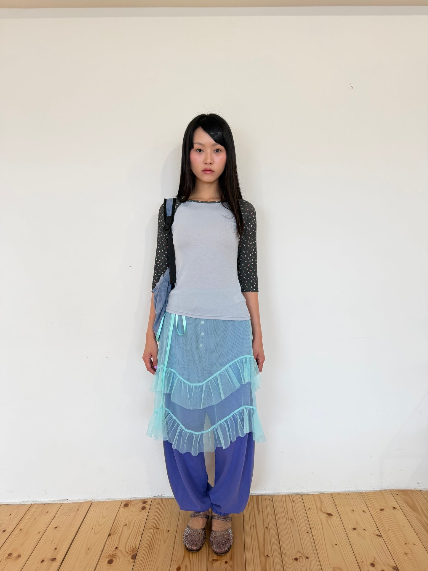 Cotton tapered trousers